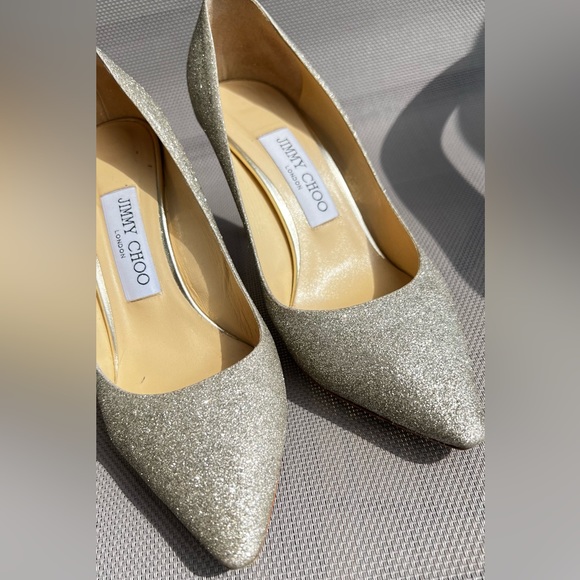 Jimmy Choo Romy 85 Platinum Ice - Picture 9 of 12